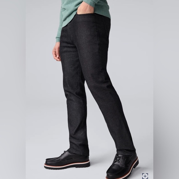 Mack Weldon SILVER Denim - Straight Leg Jeans 32 x 30 - Picture 6 of 10